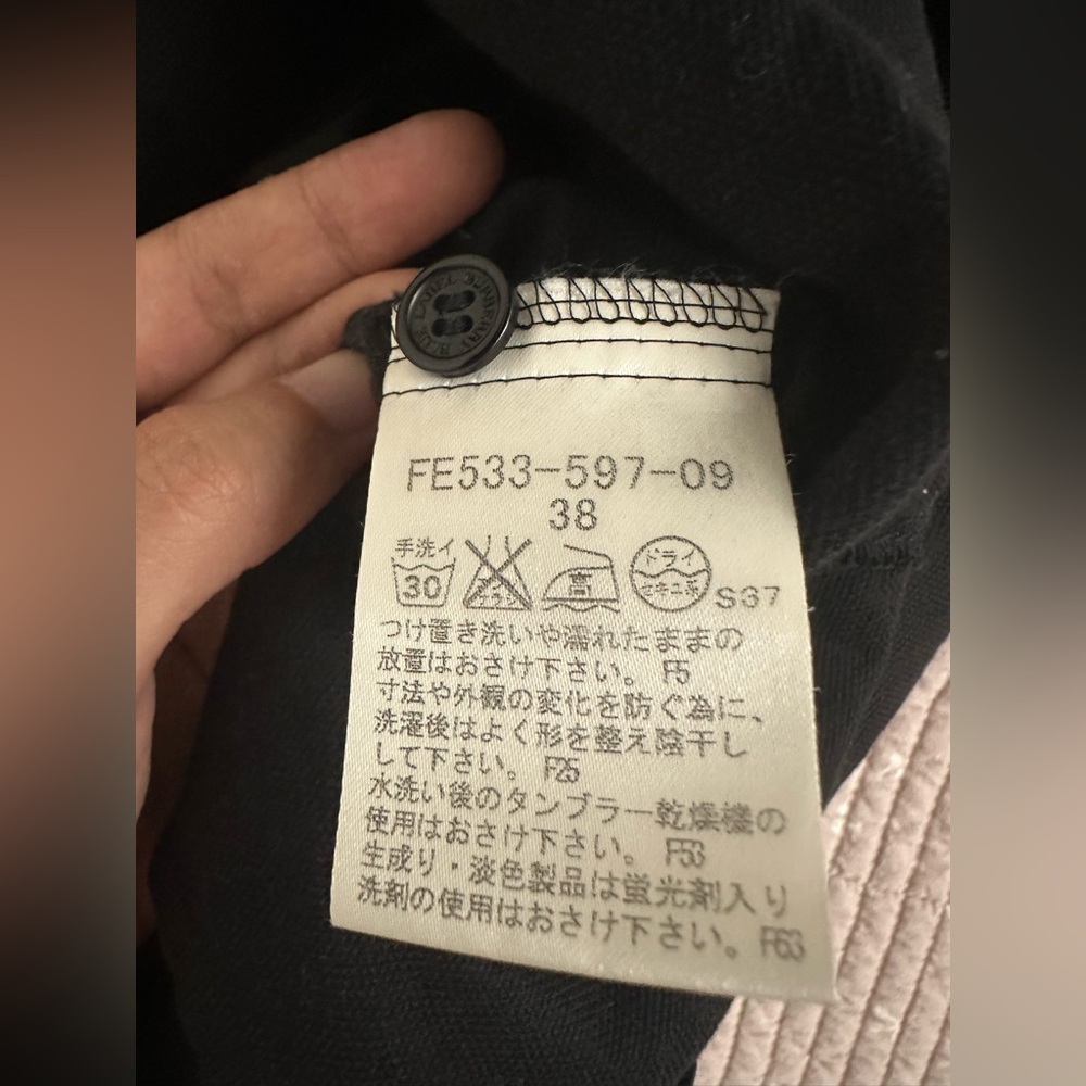 Burberry Blue Label Vintage Black Shirt - Picture 6 of 6